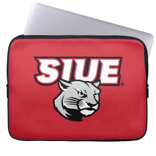 SIUE Cougars Laptopschutzhülle (Vorderseite)