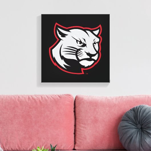 SIUE Cougars Leinwanddruck (Insitu (Wohnzimmer))