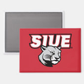 SIUE Cougars Magnet (Vorderseite/Rückseite)