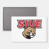 SIUE Cougars Magnet (Vorderseite/Rückseite)