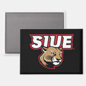 SIUE Cougars Magnet (Vorderseite/Rückseite)