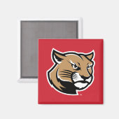 SIUE Cougars Magnet (Vorderseite/Rückseite)