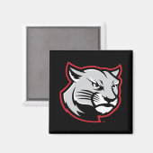 SIUE Cougars Magnet (Vorderseite/Rückseite)