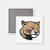 SIUE Cougars Magnet (Vorderseite/Rückseite)