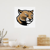 SIUE Cougars Poster (Küche)