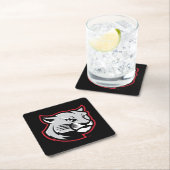 SIUE Cougars Rechteckiger Pappuntersetzer (Vor Ort)