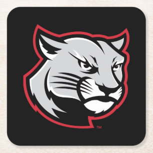 SIUE Cougars Rechteckiger Pappuntersetzer