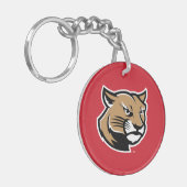 SIUE Cougars Schlüsselanhänger (Vorderseite links)