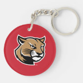 SIUE Cougars Schlüsselanhänger (Rückseite)