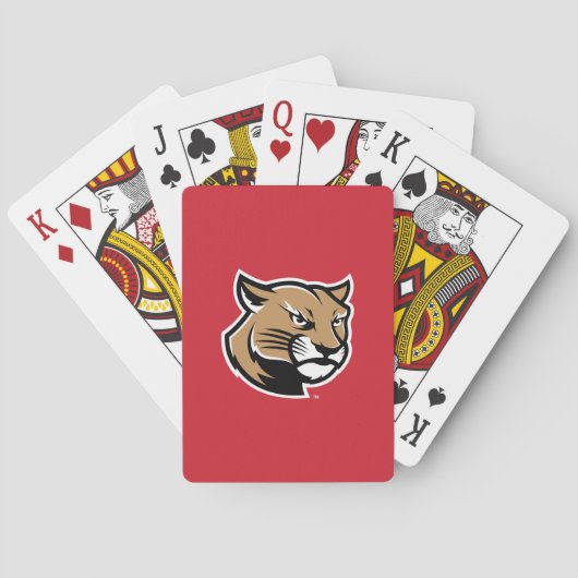 SIUE Cougars Spielkarten (Rückseite)