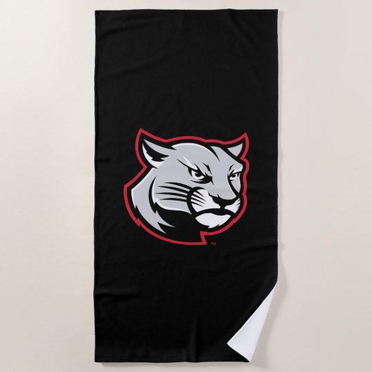 SIUE Cougars Strandtuch (Vorderseite)