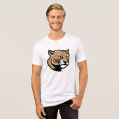 SIUE Cougars Tri-Blend Shirt (Vorderseite voll)