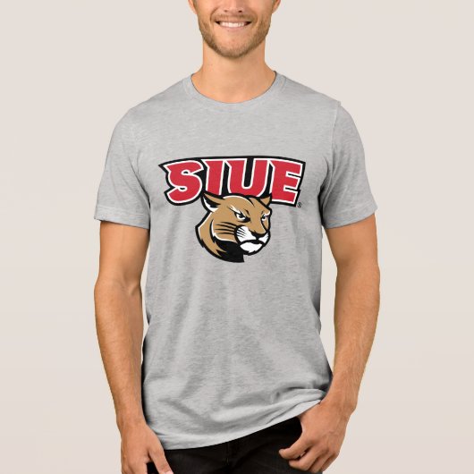 SIUE Cougars Tri-Blend Shirt (Vorderseite)