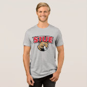 SIUE Cougars Tri-Blend Shirt (Vorderseite voll)