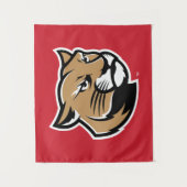 SIUE Cougars Wandteppich (Vorderseite)