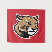 SIUE Cougars Wandteppich (Vorderseite (Horizontal))
