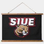 SIUE Cougars Wandteppich Mit Holzrahmen (Vorne)