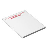 SIUE NOTIZBLOCK (angewinkelt)
