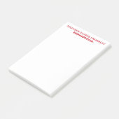 SIUE POST-IT KLEBEZETTEL (angewinkelt)