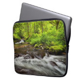 Siuslaw National Forest, Sweet Creek, Oregon Laptopschutzhülle (Vorderseite Links)