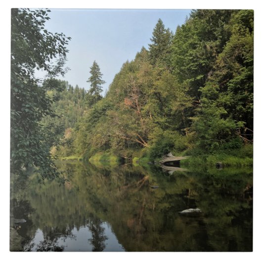 Siuslaw River, OR Fliese (Vorderseite)