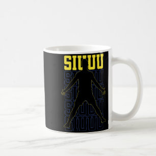 Siuuu Lustiger Fußball Jungen Männer Frauen Fußbal Kaffeetasse