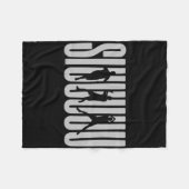 Siuuu Soccer Footbyll Present Boys Men Women Kid  Fleecedecke (Vorderseite (Horizontal))