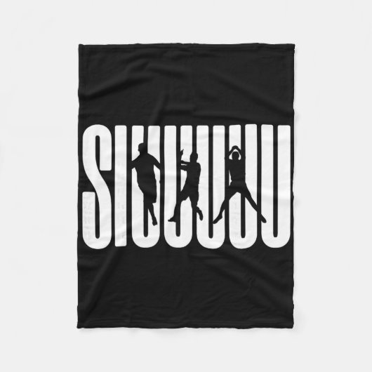 Siuuu Soccer Lovers Present For Fan Kid's Boys  Fleecedecke (Vorderseite)