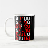 Siuuuu Funny Soccer Present For Soccer Lovers Fan  Kaffeetasse (Links)