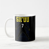 Siuuuu Funny Soccer Present For Soccer Lovers Fan Kaffeetasse (Links)