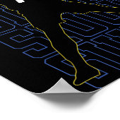 Siuuuu Funny Soccer Present For Soccer Lovers Fan  Poster (Ecke)