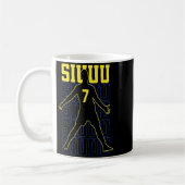 Siuuuu Funny Soccer Present For Soccer Lovers Fans Kaffeetasse (Links)