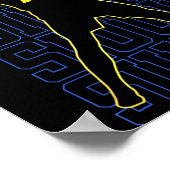 Siuuuu Funny Soccer Present For Soccer Lovers Fans Poster (Ecke)