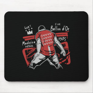 Siuuuu Lustiges Fußballgeschenk für Fußballfans  Mousepad