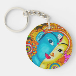 Siva Wandmalerei Schlüsselanhänger