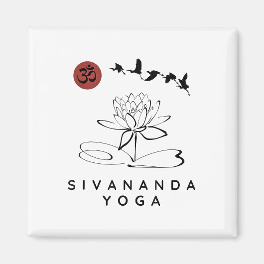 Sivananda Yoga Instructor _ Sivananda Yoga Beginne Magnet (Vorne)