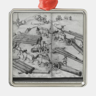 Siver Bergwerk von La Croix-Zusatz-Bergwerken, Silbernes Ornament