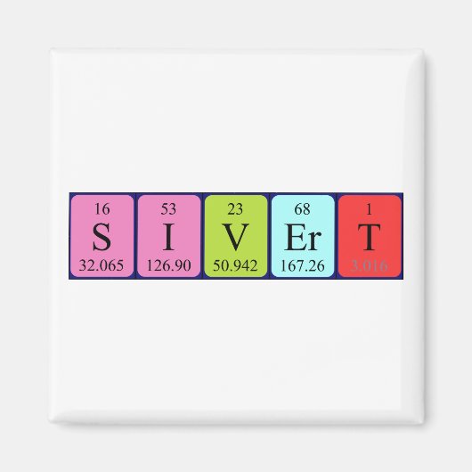 Siverter Periodenmagnet Magnet (Vorne)