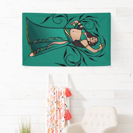 Sivoney Belly Dancer Goddess Banner (Insitu)
