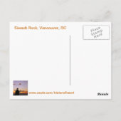 Siwash Rock, Vancouver Postkarte (Rückseite)