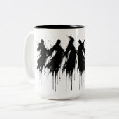 Six Dripping Shades – Haunted Ink Tasse (Vorderseite Links)