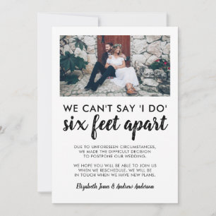 Six Feet Apart Aufgeschoben Änderungsdatum Foto Ho Ankündigung