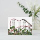 Six Flags Magic Mountain Postkarte (Stehend Vorderseite)
