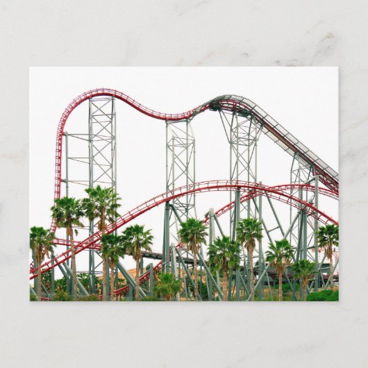 Six Flags Magic Mountain Postkarte (Vorderseite)