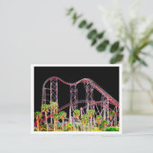 Six Flags Magic Mountain Postkarte (Stehend Vorderseite)