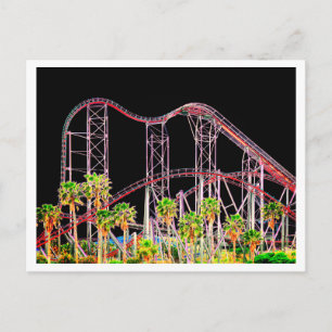 Six Flags Magic Mountain Postkarte
