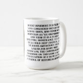 Six Grandfathers Kaffeetasse (VorderseiteRechts)