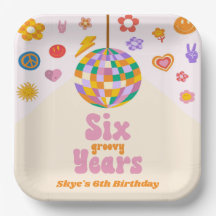 Six Groovy Years Disco Ball 6. Geburtstagsparty