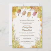 Six Lanterns Invitation Einladung (Vorderseite)