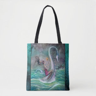 Six of Wands Tarot Fantasy Kunst von Molly Harriso Tasche